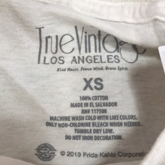 True Vintage Frida Por Vida Cotton T-Shirt - Picture 3 of 6